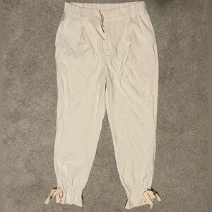 Open Edit Elegant Cream Women's Pants